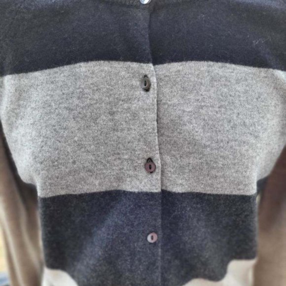 AUTUMN CASHMERE BUTTON UP SWEATER - Picture 3 of 4